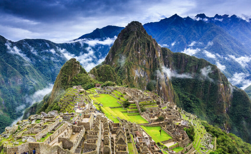 Luxury travel to Machu Picchu with scenic views of ancient Incan ruins, ideal for upscale cultural and adventure vacations
