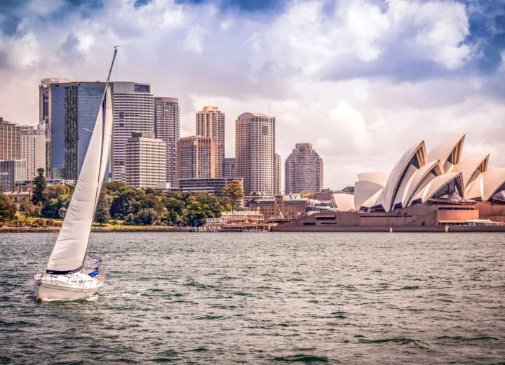 Stunning view of the Sydney Opera House in Australia, a top destination for cultural and coastal travel
