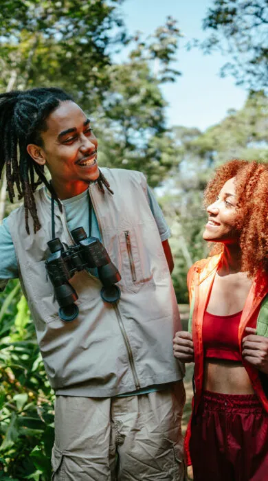 Professional tour guide leading a hosted group tour, enhancing travel with expert insights and personalized service