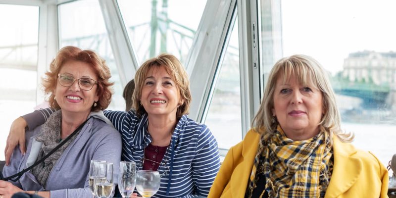 Ladies enjoying ocean views aboard Oceania Cruises — luxury cruise experience, Oceania Cruises 2025, and all-inclusive Summer itineraries